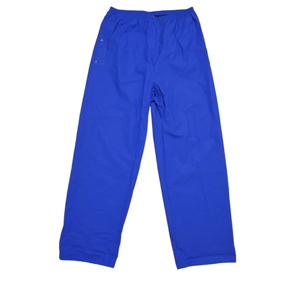 Columbia Snap Pull Away Waterproof Rain Pants Golf Men's Size XL Outdoor Royal B